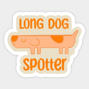 Long Dog ( Red Heeler ) Sticker